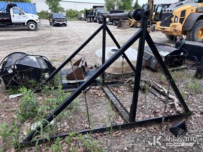 Used Reel Stand, 5.5 ft Tall, 5.75 ft Wide, 9.5 ft Long