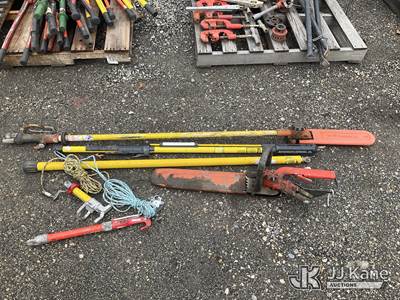 Hydraulic Chainsaw, Pole Saw & Misc (Condition Unknown)