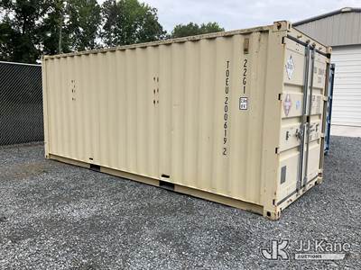 (1) Conex Container 8 ft x 8 ft 6 in x 20 ft
