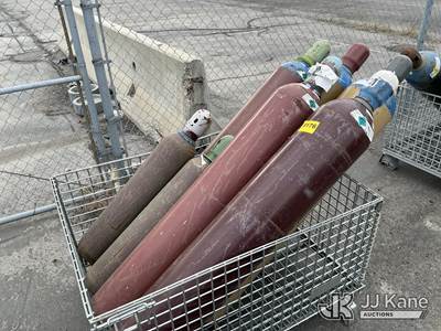 Lot of 7 Used Welding Tanks