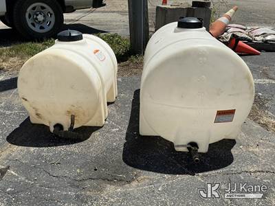 (1) 65 gal Plastic Tank (1) 35 gal Plastic Tank