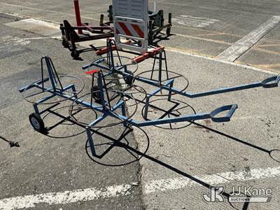 (2) Spool Carts (Used)(Missing Wheel)