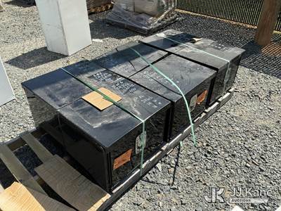 Qty (6) Aluminum Tool Box 24in L x 19in W x 18in H (New/Unused)
