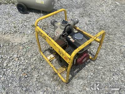Wacker Neuson PT2 Gas Trash Pump, Not Running (Condition Unknown)