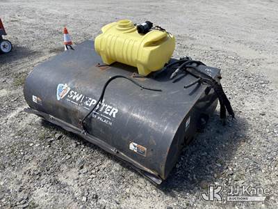 2018 & 2016 Paladin Skid Steer Sweeper Attachments (2018 Model Missing Parts Including Hydraulic Motor & Brush)
