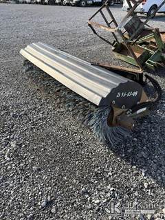 Broom Skid Steer Attachment (Operational Condition Unknown)