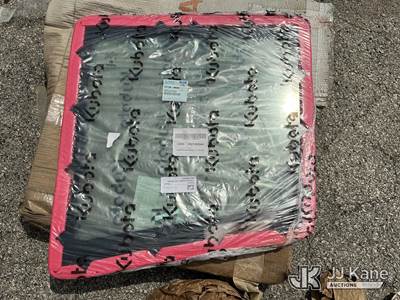 Kubota KX-018 Lower Door Glass, Part # RG158-46940