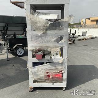 Rolling rack with misc tools & items (Used)