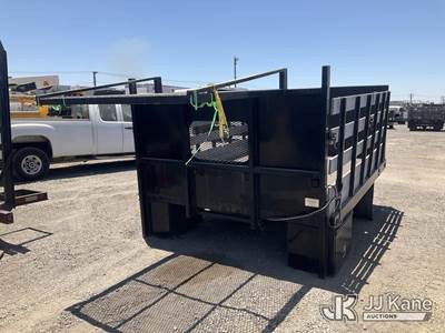 Used Stake Bed 10FT 10IN x 7FT 10IN, Total Length 12FT 5IN