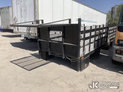 Used Stakebed with Liftgate 10FT 10IN x 7FT 10IN, Total Length 12FT 5IN