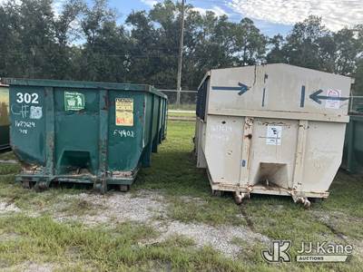 (2) Scrap Metal Roll Off Dumpsters (Condition Unknown )