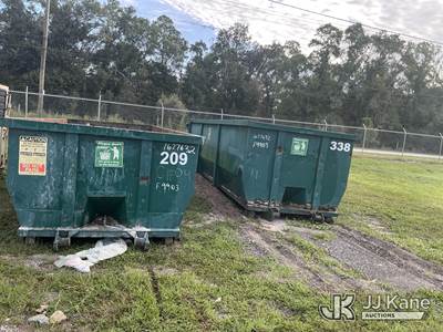 (2) Scrap Metal Roll Off Dumpsters (Condition Unknown )