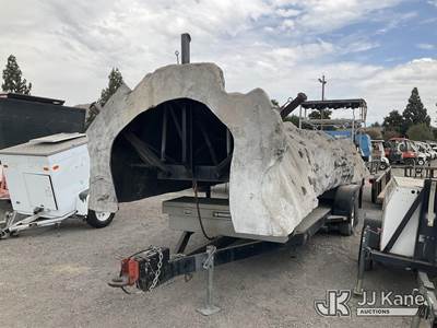2002 Rock Climbing Trailer with Pintle Hitch, 23FT 3IN x 7FT 1IN