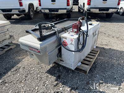 (1) Fuel Tank & Pump (1) Rear Window Truck Rack (1)Weather Guard Toolbox