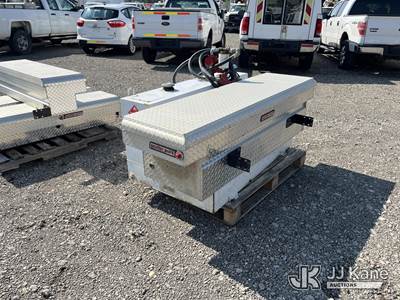 Used Fuel Tank & Pump with Weather Guard Toolbox