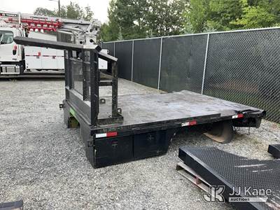 Steel Flatbed w/Headache Rack & Toolboxes 8 ft 6 in x 11 ft 10 in