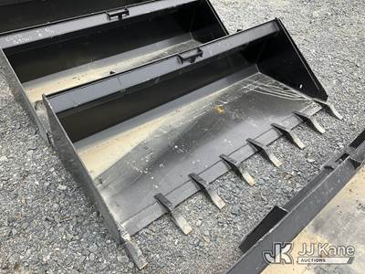 80 in Dirt Bucket Attachment For Skidsteer (New/Unused)
