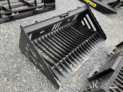 68 in Rock Bucket Attachment For Skidsteer (New/Unused)