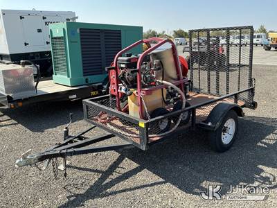 Hydro Tek Pressure Washer with Non-Titled Trailer
