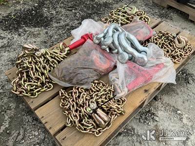 Assorted Grade 80 Chains, Grade 70 Chain Shackles and Ratchet Binders