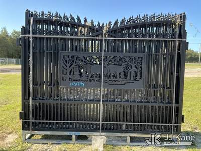 6 Sets of Bi-Parting Iron Gates for 20 Ft Opening