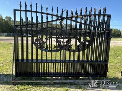 3 Sets Of Iron Gates Bi-Parting For 20Ft