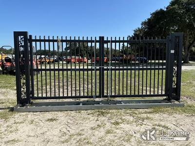 Used Iron Bi-Parting Gates for 16 Ft Opening