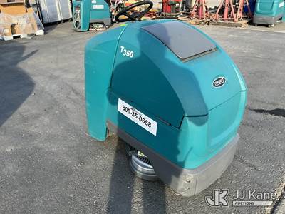 Used Stand-On Tenant T350 Scrubber, 40 Hours (Runs, Moves & Operates)