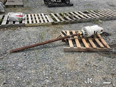 Single Speed Digger Derrick Auger Motor w/6 ft Kelly Bar
