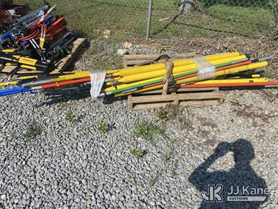(1) Pallet of Lineman Hot Sticks/ Insulated Fiberglass Tools