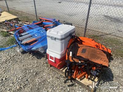 Utility Truck Equipment Stands And Tool Racks. Lineman Climbing/Safety Gear