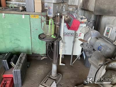 Orbit OR-1458F Drill Press & Baldor 1215W/8100W Pedestal Grinders (Lot of 3)