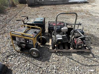 Lot of (4) Gas Generators & (2) Pumps