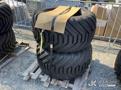 Pallet of (2) Wheels & Tires, 10-BOLT, Size 550/45-22.5