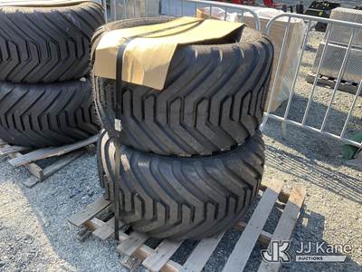 Pallet of (2) 10-BOLT Wheels & Tires, Size 550/45-22.5