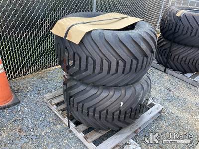 Pallet of (2) 10-BOLT Wheels & Tires, Size 550/45-22.5