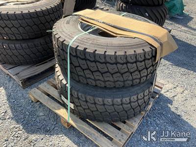 Pallet of (2) 10-BOLT Wheels & Tires 385/65-22.5
