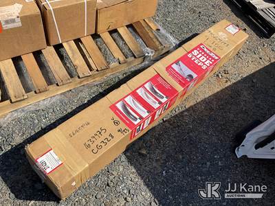 Side Steps for Ford F150 SuperCab & 2015-2024 F250-F550, Black Powder Coated w/Hardware