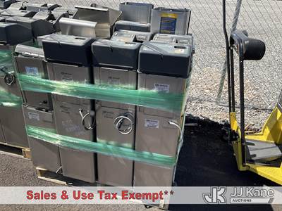 Pallet of genfare fare boxes (Condition unknown)