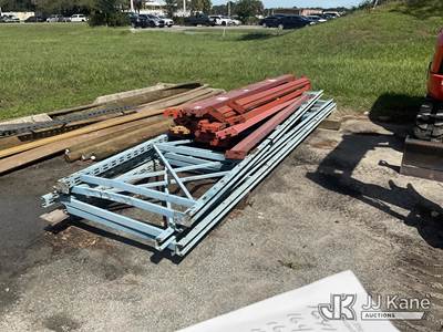 Used Racking 10 ft x 16 ft, (4) 16 ft Uprights, (18) Self Racking