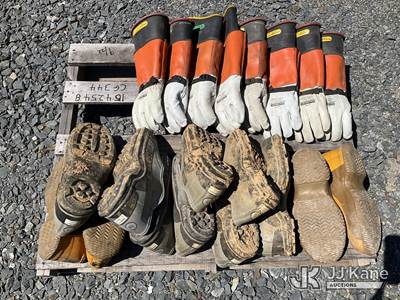 Used Dielectric Gloves (4 Pairs) and Dielectric Boots (6 Pairs)