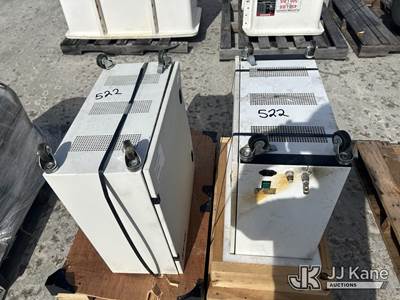 Lot of 2 Jun-Air 1000-5S Oil-Less Air Compressors 230V 50/60HZ 1HP (Used)