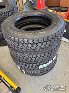 (4) Goodyear G622 RSD 245/75R22.5 Tires (Unused - Stored Indoors)