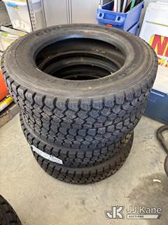 (4) Goodyear G622 RSD 245/75R22.5 Tires (Unused - Stored Indoors)