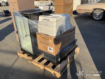 Pallet of Sewing Machines, Refrigerator & Printers