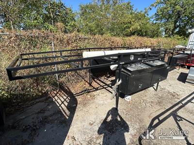 Ladder racks with toolboxes