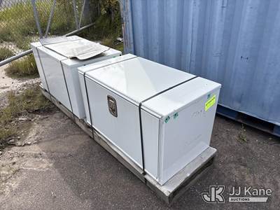 (2) front opening aluminum top boxes 24 deep