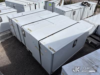 (4) Aluminum boxes. (2) 48 in wide
