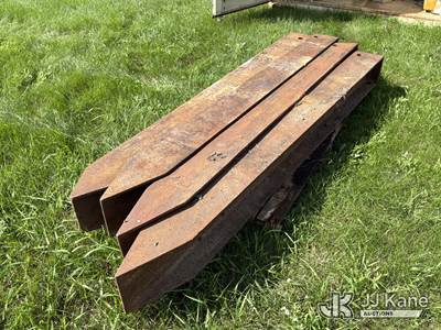 Lot of (4) 10in Steel I-Beams
