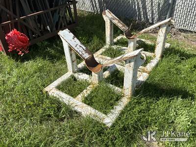 Lot of (2) Steel Pipe Stand Racks